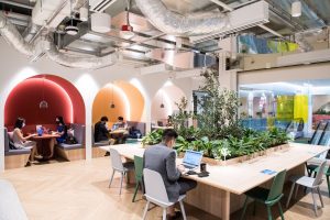 A coworking space in Singapore.