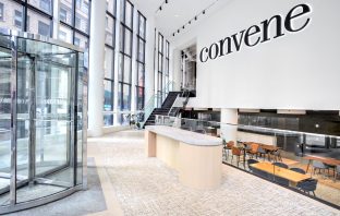 A view of a coworking space in NYC.